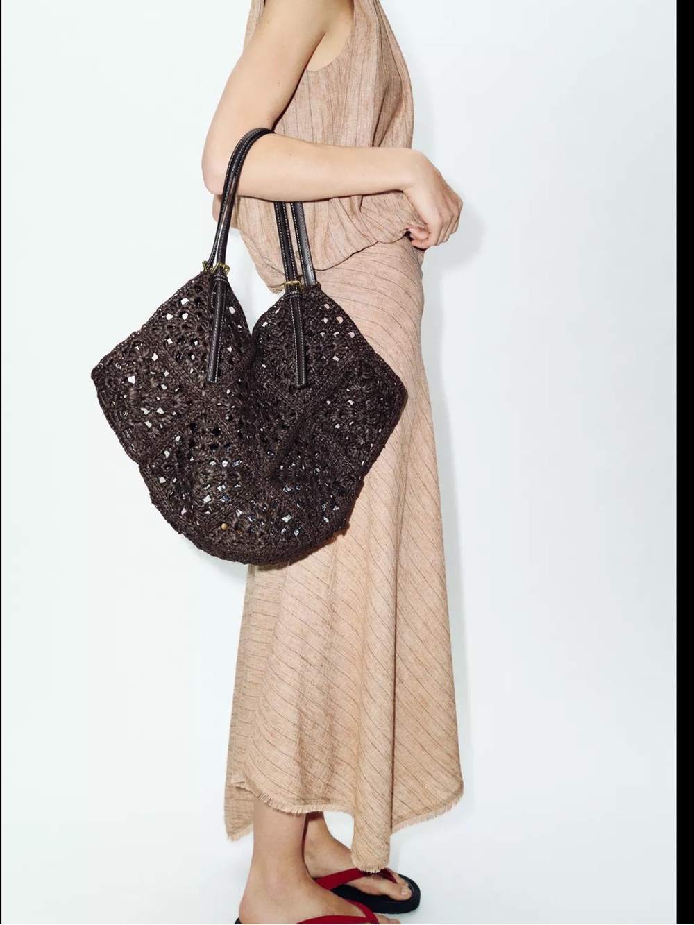 ZARA Woven Bag NWT - Picture 2 of 7